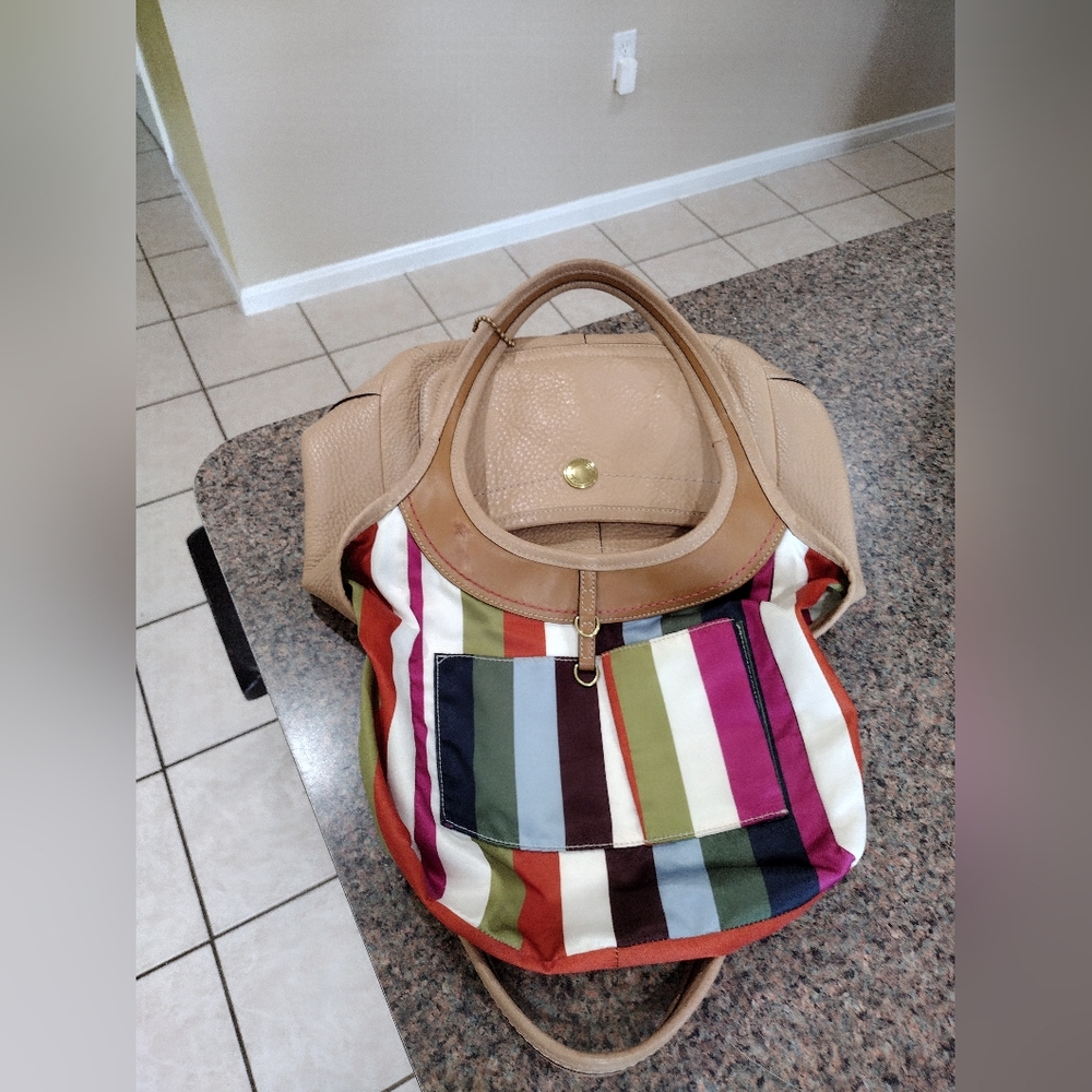 COACH Legacy Pebble Leather Ergo Tote - Picture 7 of 17